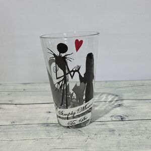 Disney Nightmare Before Christmas Silhouette Pint Glass